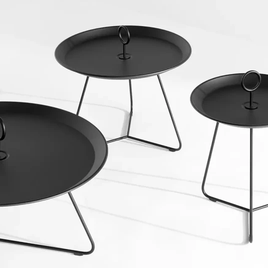 Houe Sidebord med øyer 70 cm Midnattsblått