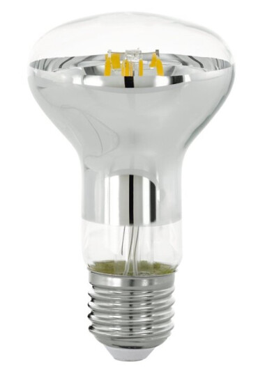 Eglo Led-Filament Søkelyspære Form: R63 E27 5.5 W Ekvivalent 40 Klasse F Varmt Hvitt Lys 2700 K Eglo Led-Filament Søkelyspære Form: R63 E27 5.5 W Ekvivalent 40 Klasse F Varmt Hvitt Lys 2700 K