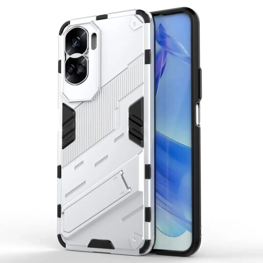 INCOVER Honor 90 Lite Hybrid Håndverker Deksel Med Kickstand - Hvit