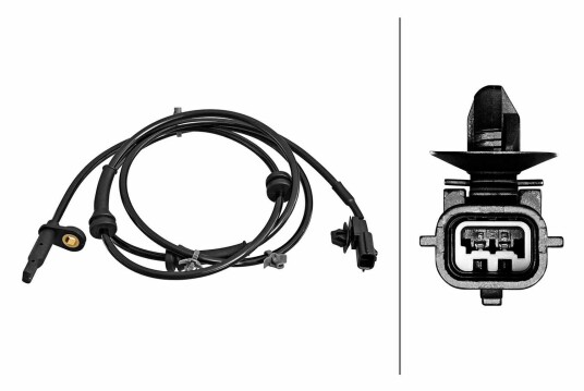 Sensor, ABS HELLA 6PU 358 218-331