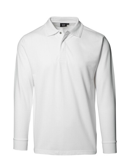 ID PRO Wear Langermet Polo Hvit ID PRO Wear Langermet Polo Hvit