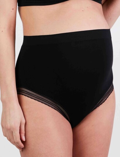 Cache Coeur Maternity Brief Milk Black M Cache Coeur Maternity Brief Milk Black M