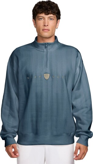 Nike M Fairway Fresh 1/2 Zip Golfgenser herre Smokey Blue Limestone X Small Nike M Fairway Fresh 1/2 Zip Golfgenser herre Smokey Blue Limestone X Small