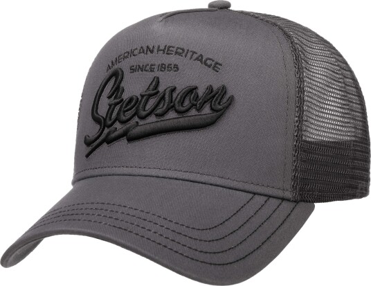 Stetson Since 1865 Trucker Cap Grey OneSize Stetson Since 1865 Trucker Cap Grey OneSize