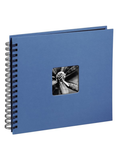 Hama "Fine Art" Spiral Album 36 x 32 cm 50 Black Pages azure Hama "Fine Art" Spiral Album 36 x 32 cm 50 Black Pages azure