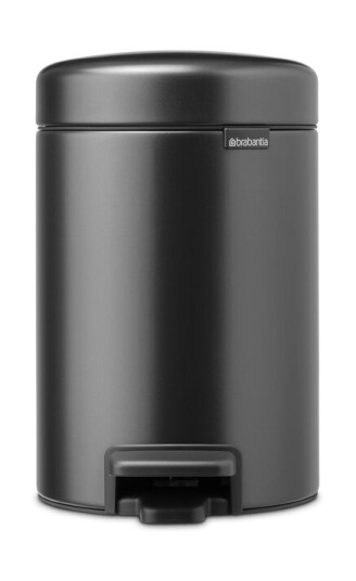 Brabantia New Icon pedalbøtte 3 liter Confident grey