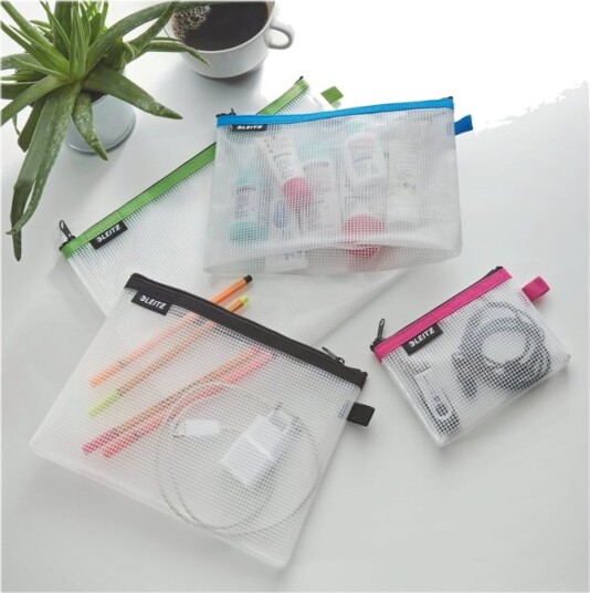 Leitz Wow Travel Small - Pung For Credit Cards / Id / Cash / Cables / Earphones / Medicines / Cosmetics - Eva-Folie - Rosa