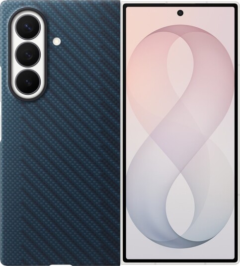 Samsung Galaxy Z Fold8 Ultra Karbon Magnetdeksel Blå
