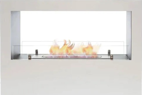 Scandiflames Lansing Tosidig Frittstående Biopeis Hvit Hvit Scandiflames Lansing Tosidig Frittstående Biopeis Hvit Hvit
