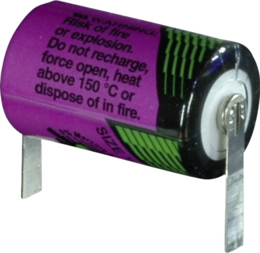 Tadiran-Batterier Sl 550 T Spesialbatterier 1/2 Aa Tåler Høy Temperatur U-Loddefane Lithium 3,6 V 900 Mah 1 Stk 11 1 05502 00