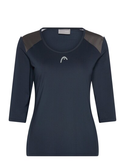 Head Club 22 Tech 3/4 Shirt Women   Navy   XS