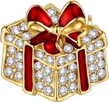 Pan Jewelry Julenål med pakke