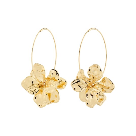 Pilgrim   Øreringer Lunith Earrings Gold plated   Gull