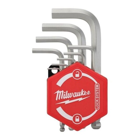 Milwaukee Sekskantnøkkelsett 1,5-10 mm, 9 stk, Kompakt Håndverktøy
