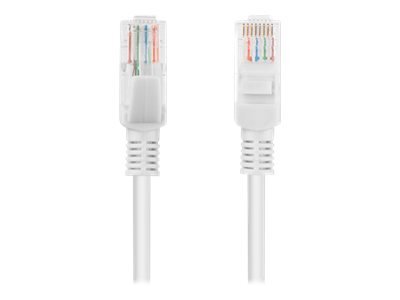 Lanberg Koblingskabel Rj-45 Hann Til Rj-45 Hann 50 Cm 4.8 Mm Utp Cat 5E Uten Hindringer Formstøpt Flertrådet Rund Hvit Ral 9010 En Pakke 10