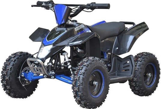 Highper 800w Atv Med Kraftig Motor Og Stålramme Opptil 20 Km/T Sort Og Blå Highper 800w Atv Med Kraftig Motor Og Stålramme Opptil 20 Km/T Sort Og Blå