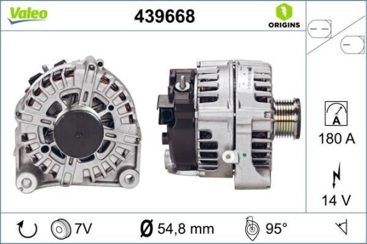 Dynamo VALEO 439668 Dynamo VALEO 439668