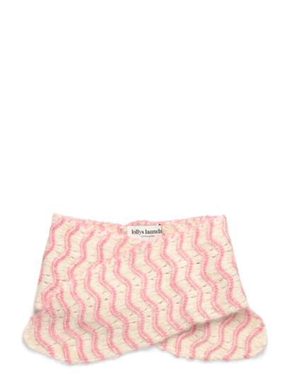 Lollys Laundry Calliell Knit Scarf   Pink   ONE SIZE