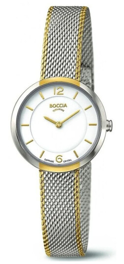 Boccia Titanium 3266-06 - Dame - 27 mm - Analog - Kvarts urverk - Safirglass Boccia Titanium 3266-06 - Dame - 27 mm - Analog - Kvarts urverk - Safirglass