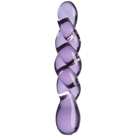 Sinful Twisted Lover Glassdildo 19,8 cm - Lyserosa Sinful Twisted Lover Glassdildo 19,8 cm - Lyserosa