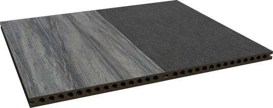 Kirkedal Terrassebord Heimdal Kompositt Black/Grey 22x300x4000 mm