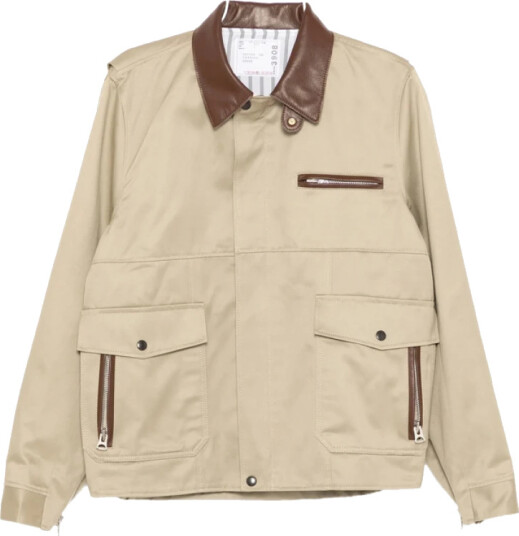 Sacai Herre Jakker Beige M, Sacai Herre Jakker Beige M,