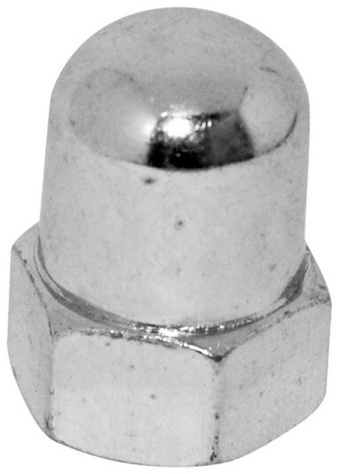 Hjulmutter 9mm lukket