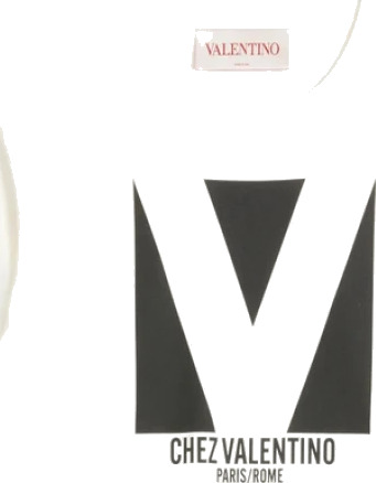 Valentino Herre Topper Hvit L,