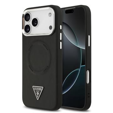 Guess iPhone 17 Pro Triangle Logo-deksel - MagSafe-kompatibel - Svart