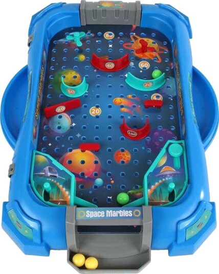 Pinball Space Marbles 2-i-1 Flipperspill 33,5x24,5 cm Pinball Space Marbles 2-i-1 Flipperspill 33,5x24,5 cm