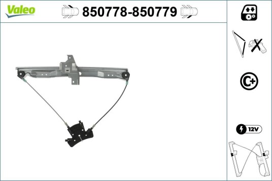 Vindusheis VALEO 850778