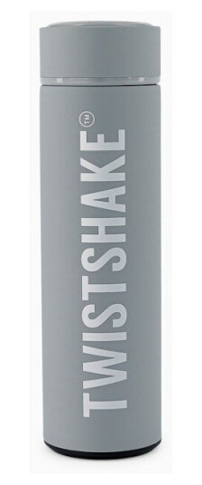 Twistshake Hot or Cold Bottle Pastel Grey 420 ml Twistshake Hot or Cold Bottle Pastel Grey 420 ml