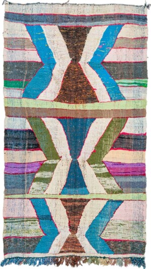 Marokkansk Boucherouite teppe 140 x 250 cm Størrelse: 140 x 250 cm