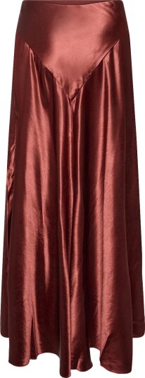 Bardot Toni Full Maxi Skirt RUST 36