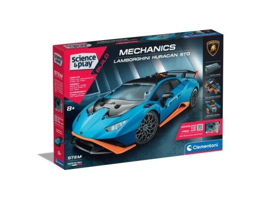Clementoni Science & Play Lamborghini Sportsbil Monteringssett Lamborghini Alle Kjønn 8 År Blå Clementoni Science & Play Lamborghini Sportsbil Monteringssett Lamborghini Alle Kjønn 8 År Blå