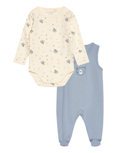 Fixoni Body Ls W.romper - Multi/patterned - 44