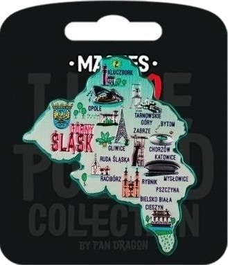 Pan Dragon I Love Poland Magnet Katowice Ilp Mag A Kat 10