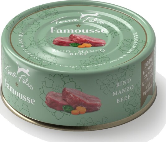 Terra Felis Våtfôr Famousse Okse 12 X 80 G Terra Felis Våtfôr Famousse Okse 12 X 80 G
