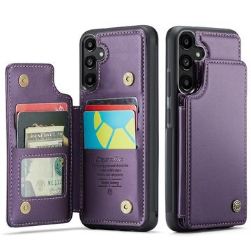 Caseme Samsung Galaxy A36 C22 etui RFID kortlommebok   lilla