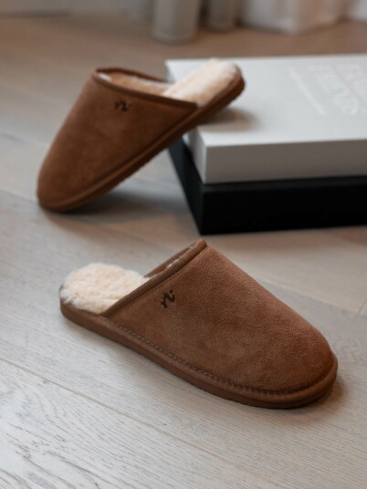 Noodles Hut Wool Slipper Brun 44 Noodles Hut Wool Slipper Brun 44