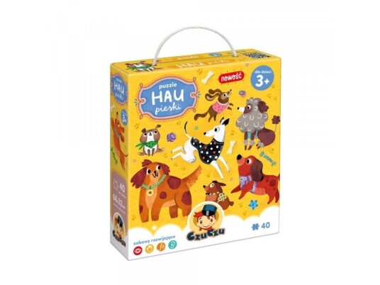 Czuczu Hau Puslespill Hunder 40 Stk. Czuczu Hau Puslespill Hunder 40 Stk.