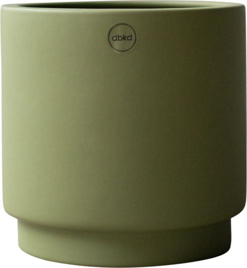 Dbkd Solid krukke green Medium Ø16 cm Dbkd Solid krukke green Medium Ø16 cm