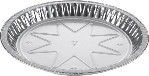 Foliebakke Plus Pack Rund Kapacitet 700 Ø 249 Højde 22 Aluminium Aluminium Pakke A 100 Stk 1 C