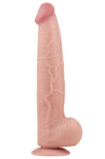 Lovetoy Dual Layer Sliding Skin Dildo 34 cm
