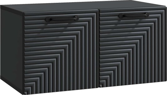 Vegghengt TV skap Svart 59,5 x 31 x 30 cm Konstruert tre Vegghengt TV skap Svart 59,5 x 31 x 30 cm Konstruert tre