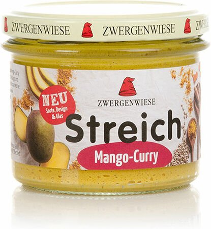 Zwergenwiese Pålegg Mango/karry Streich Øko - 180 g Zwergenwiese Pålegg Mango/karry Streich Øko - 180 g