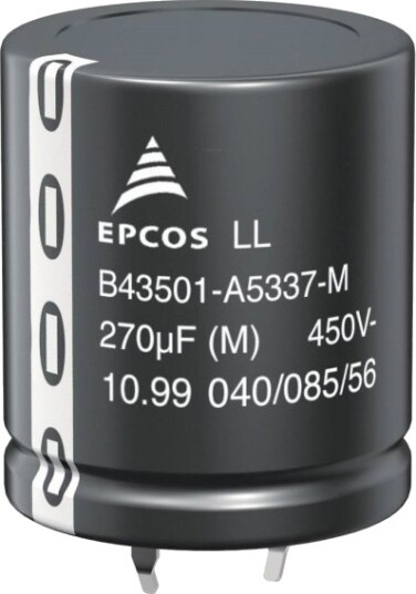 Tdk B43501 A5476 M Elektrolyttkondensator Snapin 10 Mm 47 Μf 450 V/Dc 20 % Ø X H 22 Mm X 25 Mm 1 Stk Tdk B43501 A5476 M Elektrolyttkondensator Snapin 10 Mm 47 Μf 450 V/Dc 20 % Ø X H 22 Mm X 25 Mm 1 Stk