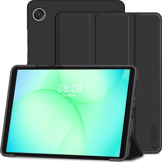 Samsung Galaxy Tab A9/A11 Tech Protect SmartCase Tri Fold Folio etui Svart