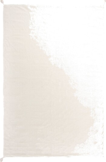 Bomullsteppe Monte hvit Størrelse: 140 x 200 cm Bomullsteppe Monte hvit Størrelse: 140 x 200 cm