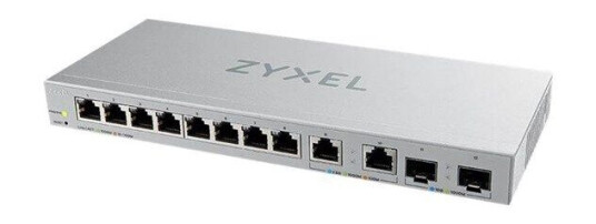 ZyXEL XGS1210-12 12-Port Web-Managed Multi-Gigabit Switch with 2-Port 2.5G and 2-Port 10G SFP+ (4718937610785)